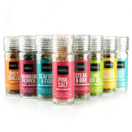 NoMU Salt Pepper and Spice Grinders